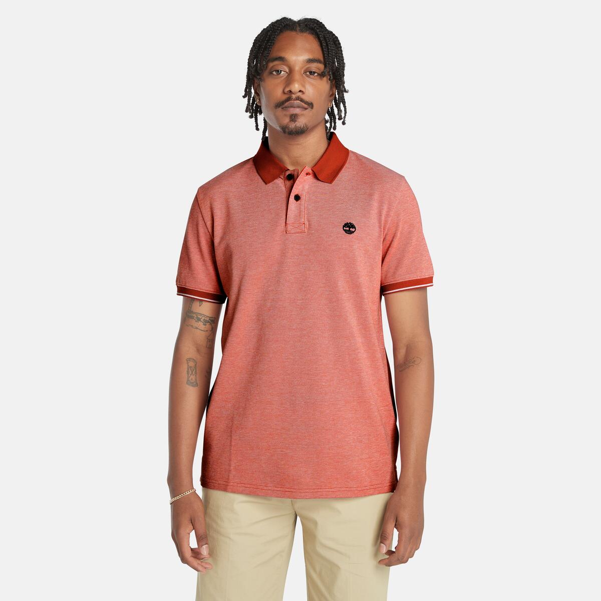 Polo Timberland Hombre Oxford Pique Coral My Shuzz Tienda Online en Paraguay