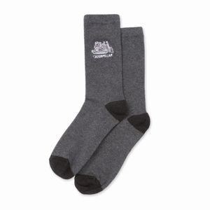 Media Cat Hombre Aop Crew Gris