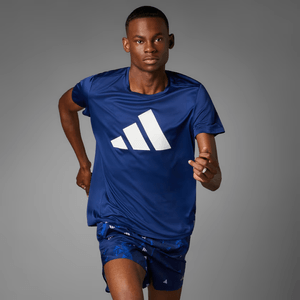 Remera Adidas Hombre Mc Run It Azul