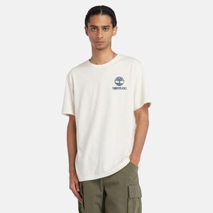 Remera Timberland Hombre Back Logo Graphic Blanco