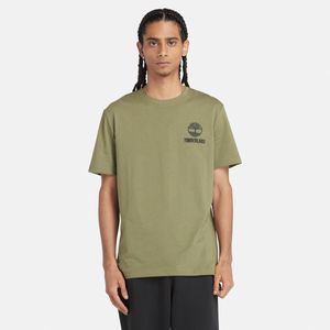 Remera Timberland Hombre Back Logo Graphic Verde