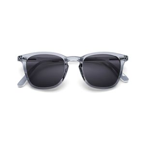 Lente B+D De Sol Cuadrado Gris Brillante