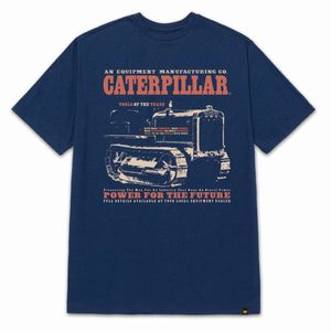 Remera Cat Hombre Historic Tradition Azul Marino