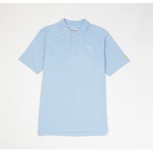 Polo Cat Hombre Cat Logo Pique Celeste