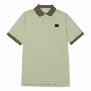 Polo Cat Hombre Cat Logo Jersey Verde