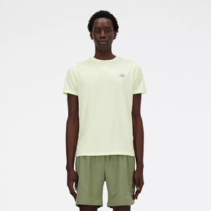 Remera New Balance Hombre Run T-Shirt Verde