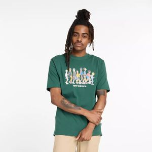 Remera New Balance Hombre Relaxed Archive Tshirt Verde