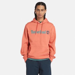 Sudadera Timberland Hombre Linear Logo Rosa