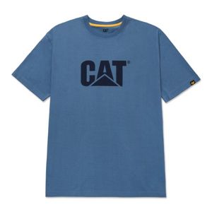 Remera Cat Hombre Tm Logo Tee Azul