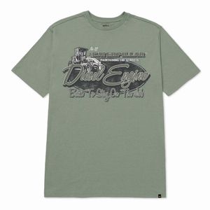 Remera Cat Hombre Historic Tradition Graphic Verde