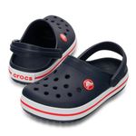 Crocs Crocband Clog K NAVY/RED - C11-3