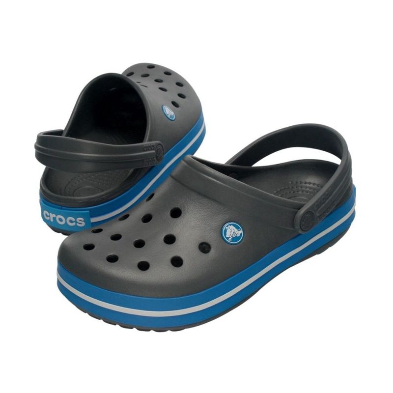 Crocs Crocband Gris/Azul - M6/W8-2