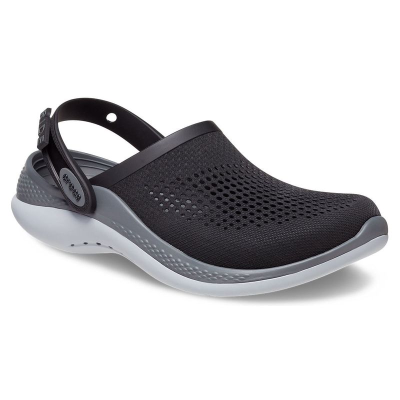 Crocs Literide 360 Clog Niños Black/Gray - C12-2