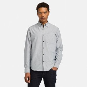 Camisa Timberland Hombre Oxford Shirt Gris