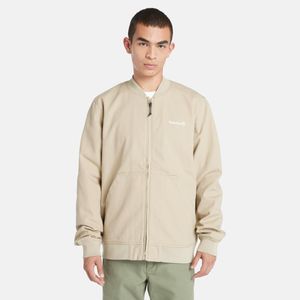 Campera Timberland Hombre Bomber Beige