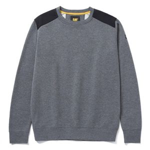 Sudadera Cat Hombre Essential Crewneck Sweatshirt Gris