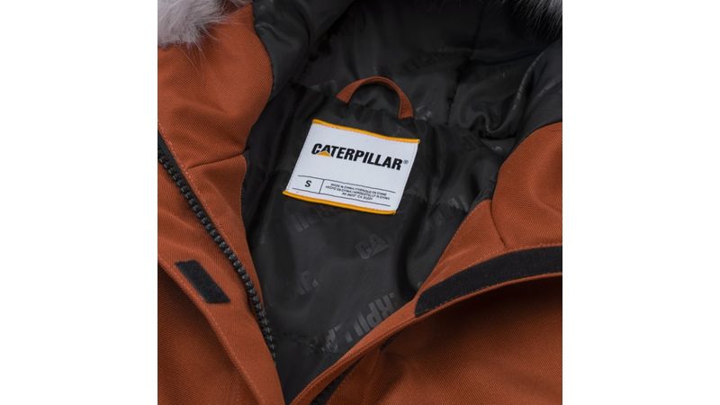 Campera Cat Mujer W Mediumweight Insulated Faux Marrón Cat