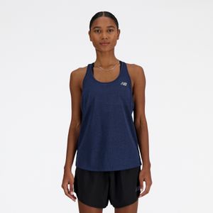 Camisilla New Balance Mujer Athletics Tank Azul Marino