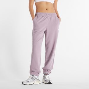 Pantalon New Balance Mujer French Terry Jogger Purpura