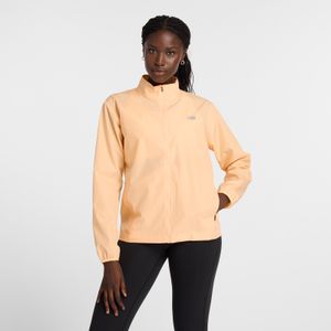 Campera New Balance Mujer Sport Essentials Jacket Coral