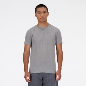 Remera New Balance Hombre Sport Essentials Heathertech T-Shirt Gris
