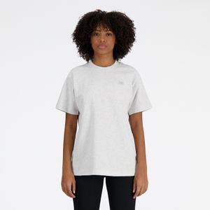 Remera New Balance Mujer Athletics Jersey T-Shirt Gris