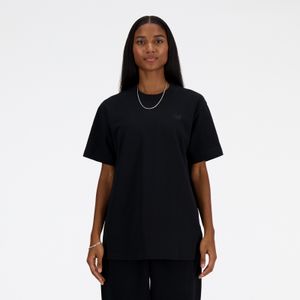 Remera New Balance Mujer Athletics Jersey T-Shirt Negro