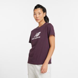 Remera New Balance Mujer Sport Essentials Jersey Logo T-Shirt Purpura