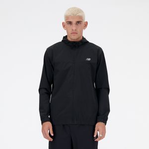 Campera New Balance Hombre Woven Full Zip Jacket Negro