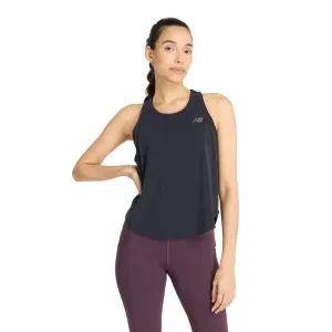 Camisilla New Balance Mujer Drapey Jersey Tank Negro