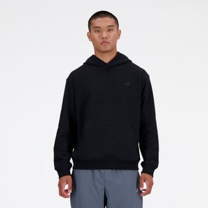 Suéter New Balance Hombre Nb Athletics French Terry Hoodie Negro
