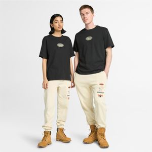 Remera Timberland Unisex Front and Back Graphic Negro
