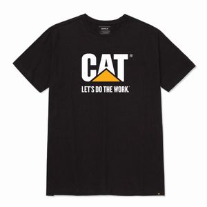 Remera Cat Hombre DO THE WORK GRAPHIC TEE Negro