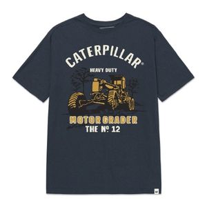 Remera Cat Hombre Equipment Graphic tee Azul