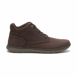 Zapatenis Cat Hombre ROAMER MID 2.0 Marron