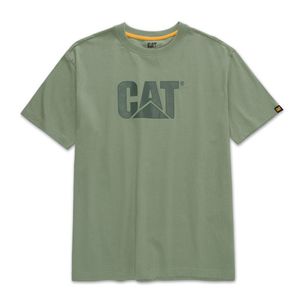 Remera Cat Hombre Tm Logo Tee Verde