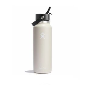 Termo Hydro Flask Unisex 40 OZ WIDE FLEX STRAW CAP OAT Beige