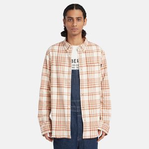 Camisa Timberland Hombre Heavy Flannel Naranja