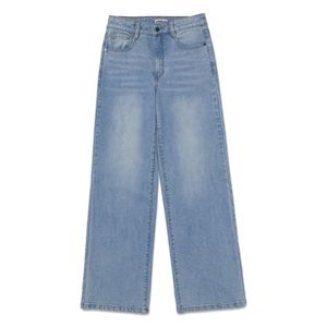 Jeans Cat Mujer Denim Wide Leg Celeste