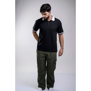 Polo Double O Hombre Polo Oversize Mc Negro