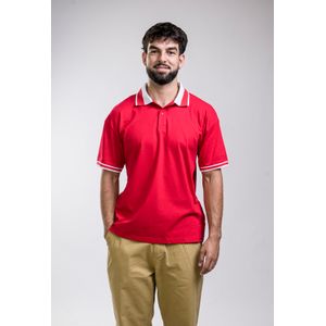 Polo Double O Hombre Polo Oversize Mc Rojo
