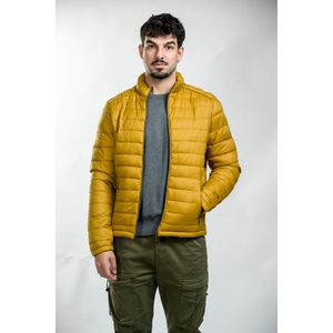 Campera Double O Hombre Puffer DBO Amarillo