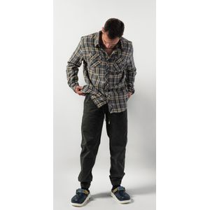 Camisa Double O Hombre Leñera DBO Gris