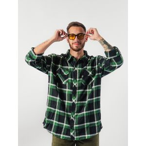 Camisa Double O Hombre Leñera DBO Verde