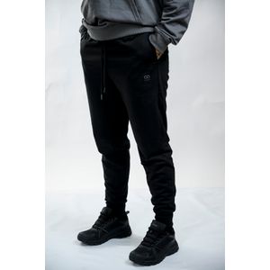 Buzo Double O Hombre Jogger Algodón Negro