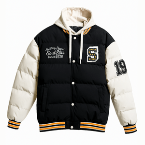 Campera Double O Hombre Campera Baseball DBO Negro