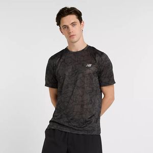 Remera New Balance Hombre Athletics Printed T-Shirt Negro