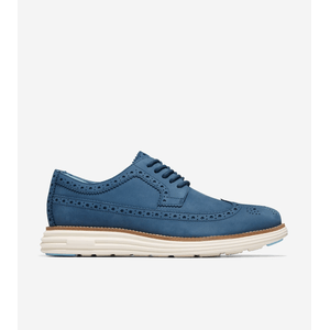 Zapato Cole Haan Hombre OriginalGrand Remastered Longwing Oxford Azul