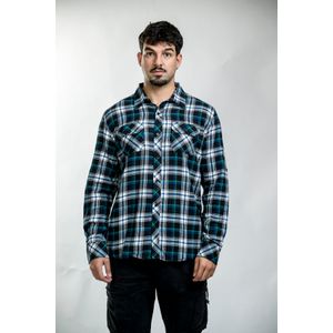 Camisa Double O Hombre Leñera DBO Negro