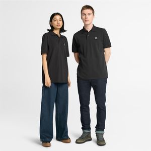 Polo Timberland Unisex Woven Badge Negro